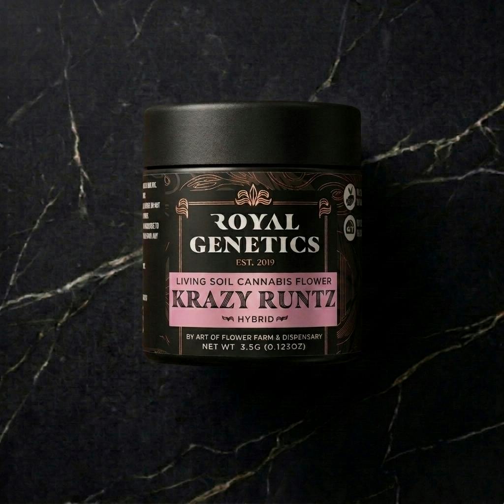 Royal Genetics - Krazy Runtz 3.5g Flower Jar - 1