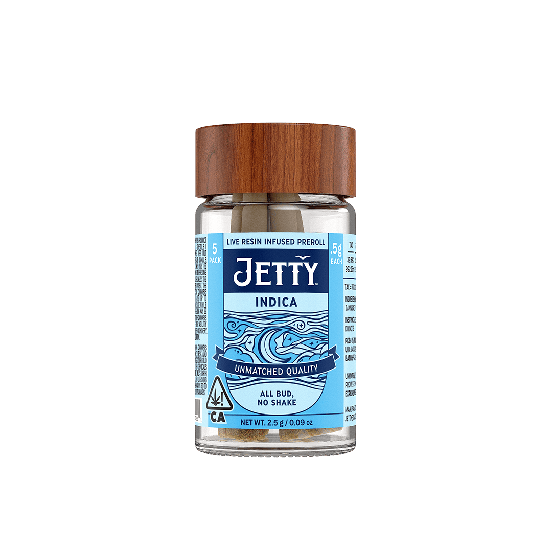 Jetty Extracts - Double Trouble x Donny Burger | Live Resin Infused Minis | 0.5g each | 5pk - 1