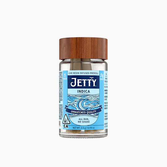 Jetty Extracts - Double Trouble x Donny Burger | Live Resin Infused Minis | 0.5g each | 5pk - 1