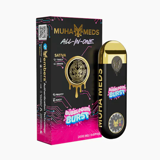 Muha Meds - Muha Meds | Bubblegum Burst | Disposable | 2g - 1