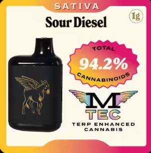 Mule Extracts - Sour Diesel | Dank Tank Live Resin Disposable | 1g - 1