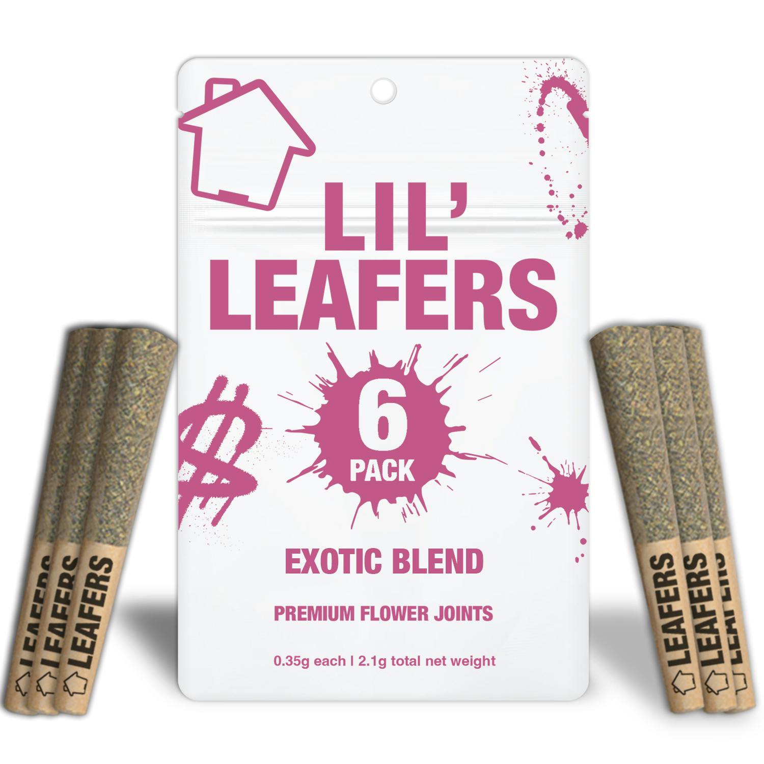 Leafers - LIL' Leafers Exotic Blend 6-Pack of .35g Joints - 1