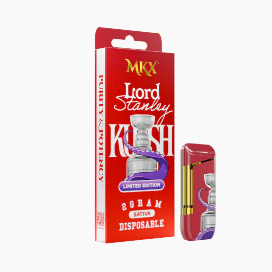 MKX Oil Co - Lord Stanleys Kush | Detroit Sports Disposable | 2g - 1