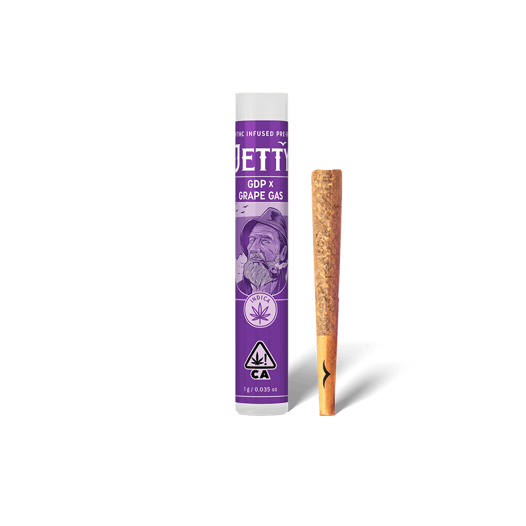 Jetty Extracts - GDP x Grape Gas | Infused Joint | 1g - 1
