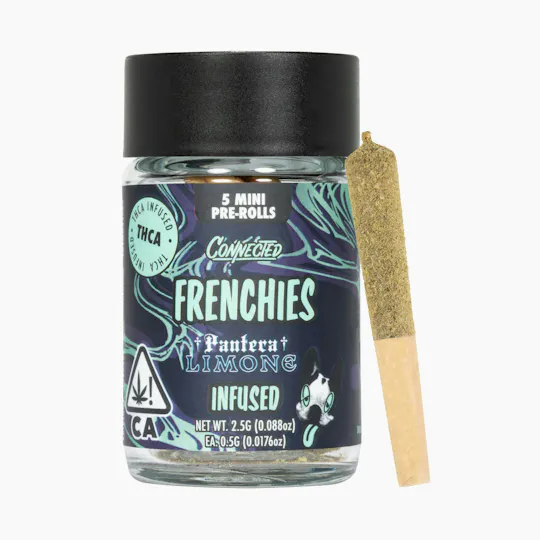 Connected Cannabis Co. - Frenchies | Pantera Limone | Infused Minis | 0.5g each | 5pk - 1