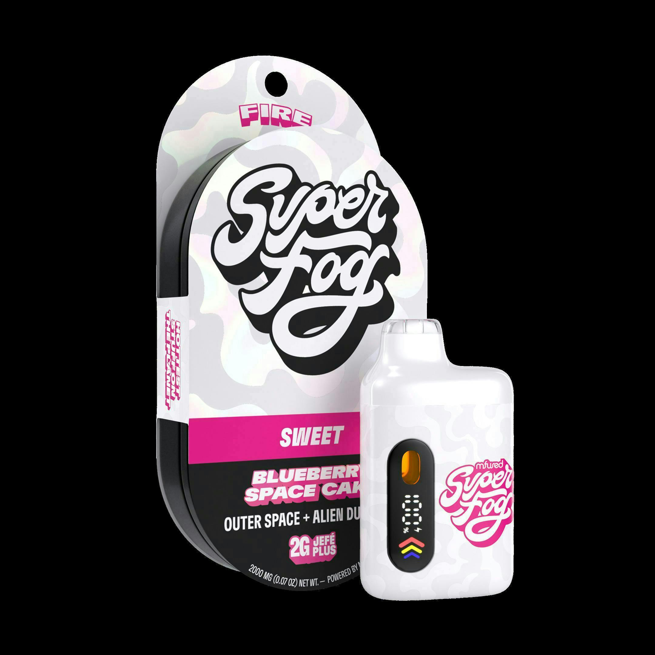 Super Fog by MFused - Blueberry Space Cake | Liquid Diamond Disposable | 2g - 1