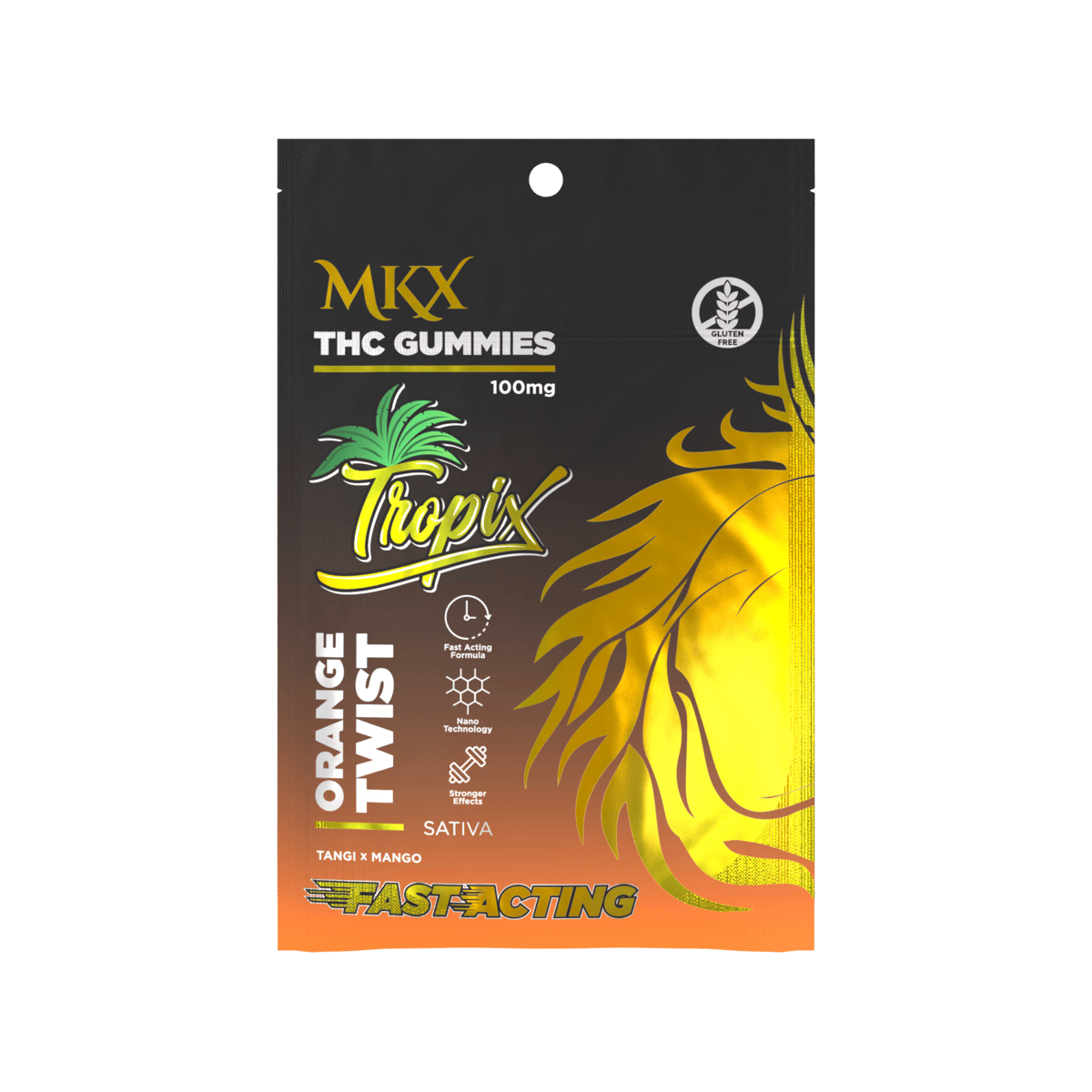 MKX Oil Co - Orange Twist Gummies | 100mg | 5ct | 20mg/ea - 1