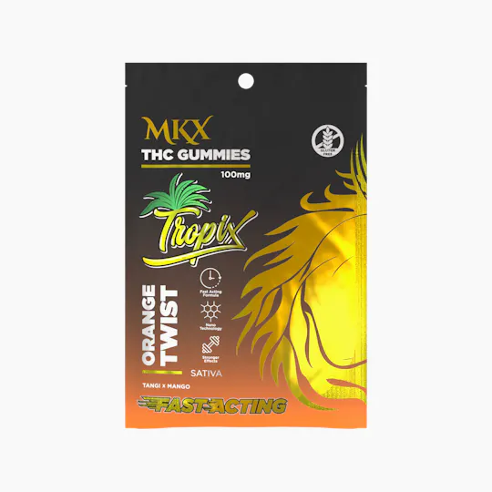MKX Oil Co - Orange Twist Gummies | 100mg | 5ct | 20mg/ea - 1