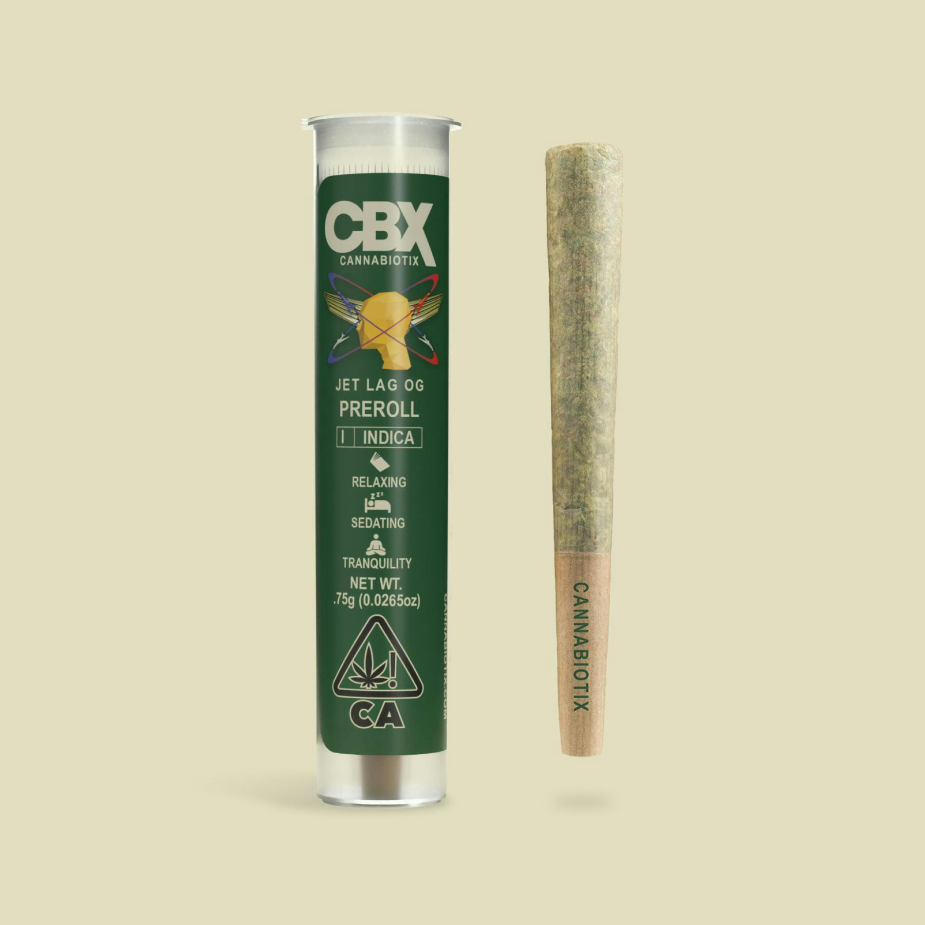 CBX: Cannabiotix - Jet Lag OG Preroll [0.75g] - 1