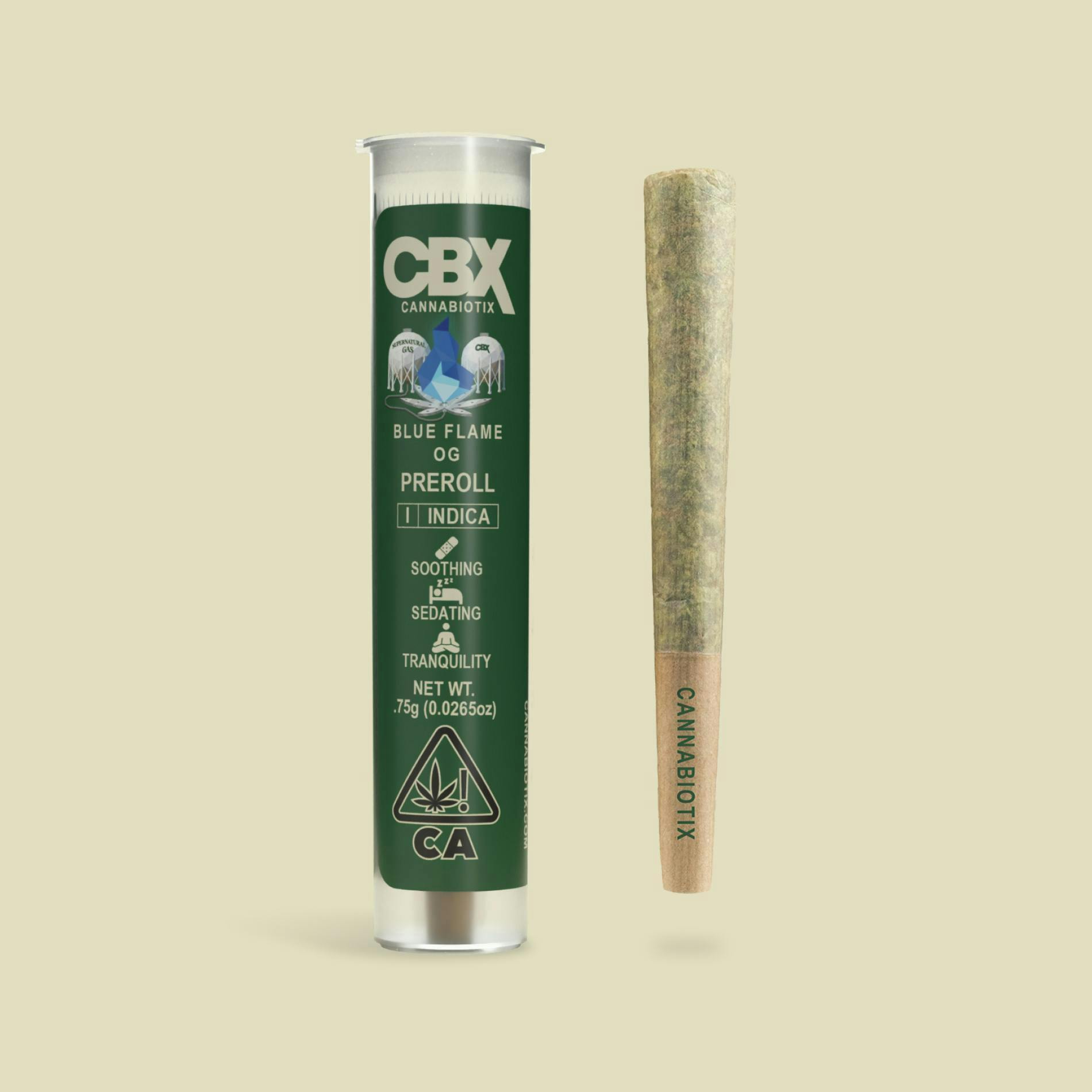 CBX: Cannabiotix - Blue Flame OG Preroll [0.75g] - 1