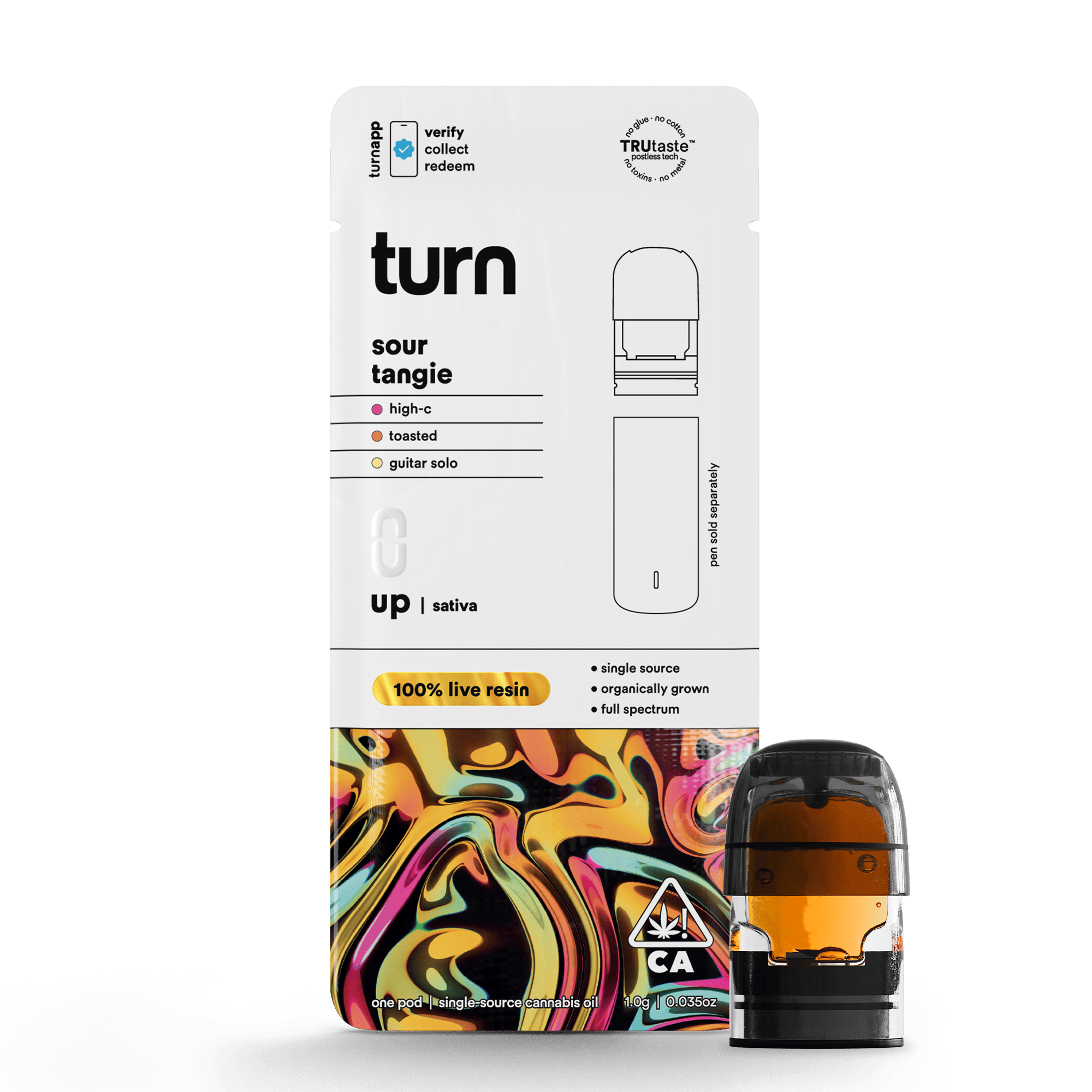 turn - Sour Tangie | 100% Live Resin | Sativa - 1