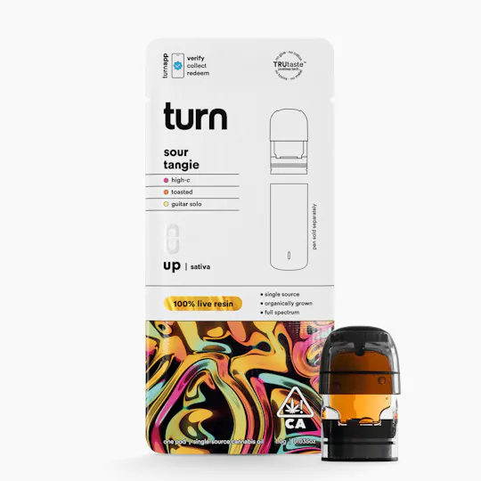 turn - Sour Tangie | 100% Live Resin | Sativa - 1