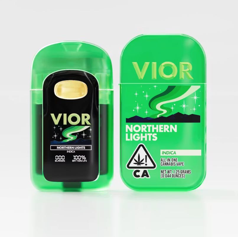 Vior Extracts - Northern Lights | Premium Cannabis Oil Disposable | 1.25g - 1