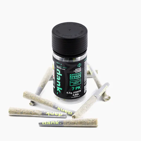 Dank By Definition - GREEN CRACK (7 PACK PRE-ROLL) - 1