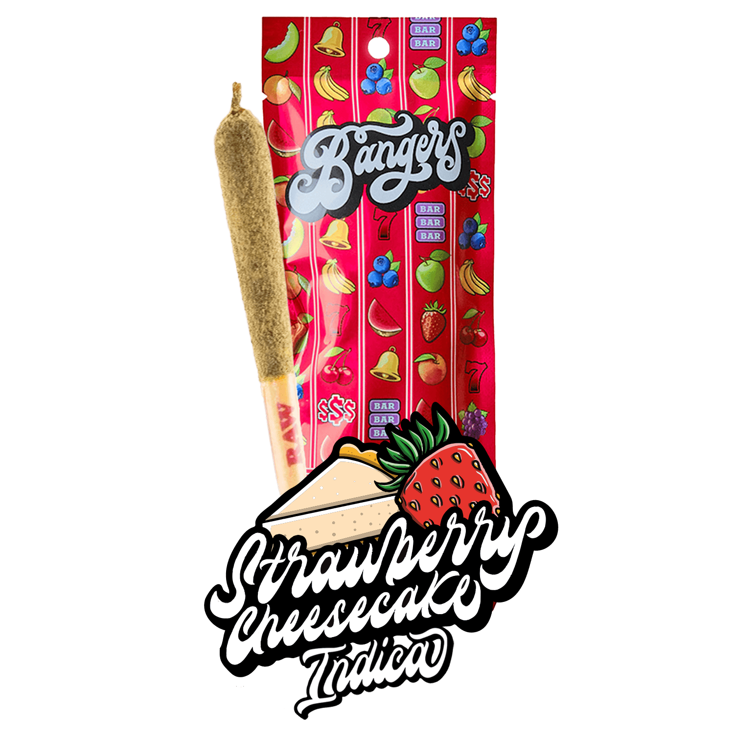 Bangers - Strawberry Cheesecake - (1) 1.2 gram Prr roll - 1