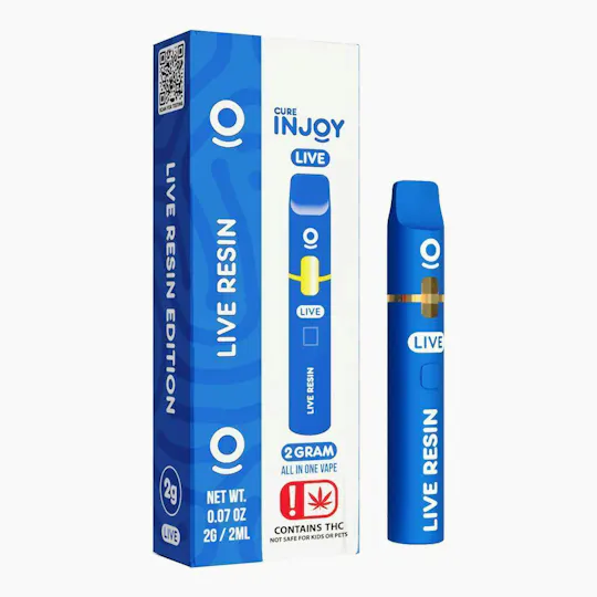 Cure Injoy - Killer Cupcakes | Live Resin Disposable | 2g - 1