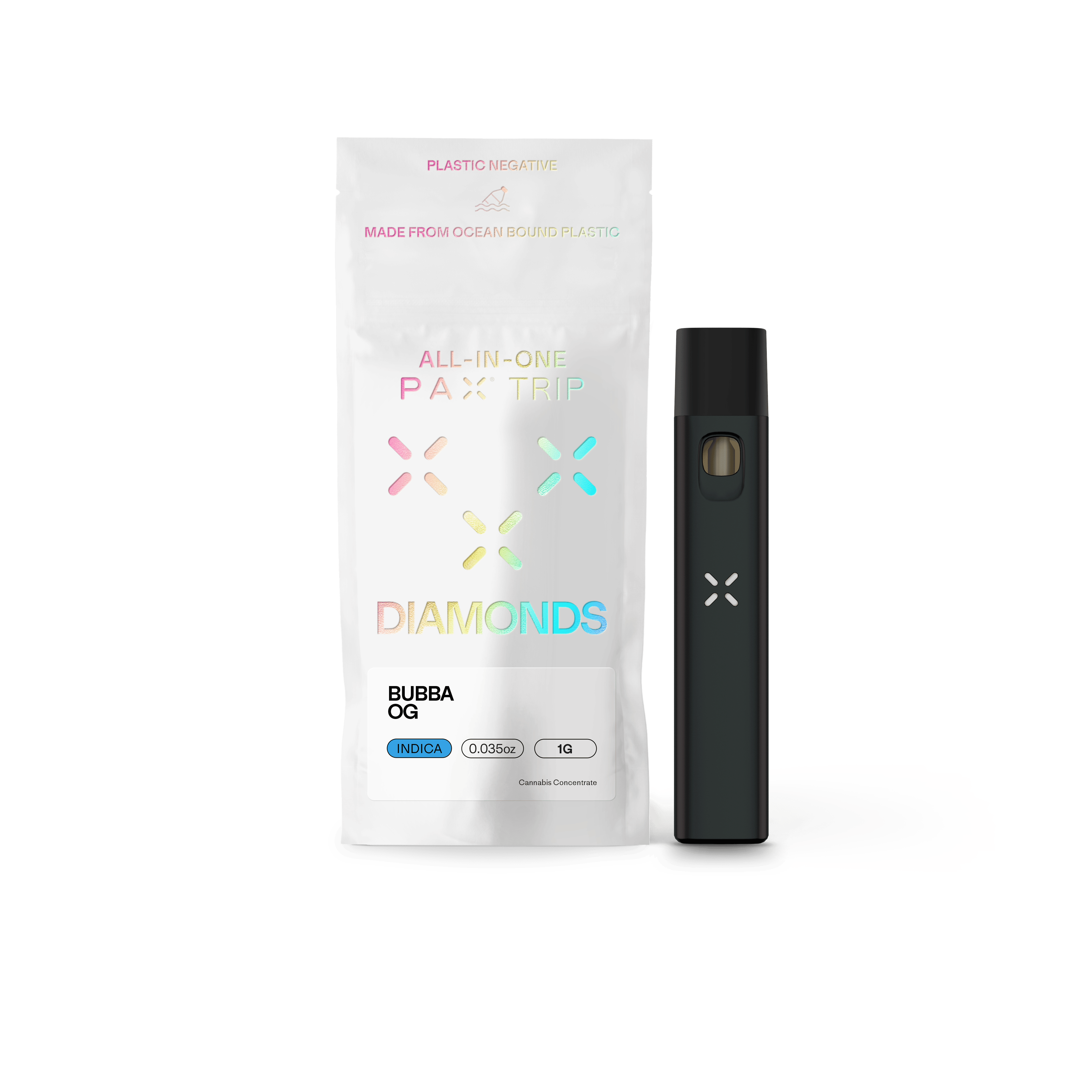PAX - Bubba OG | Diamonds Disposable | 1g - 1