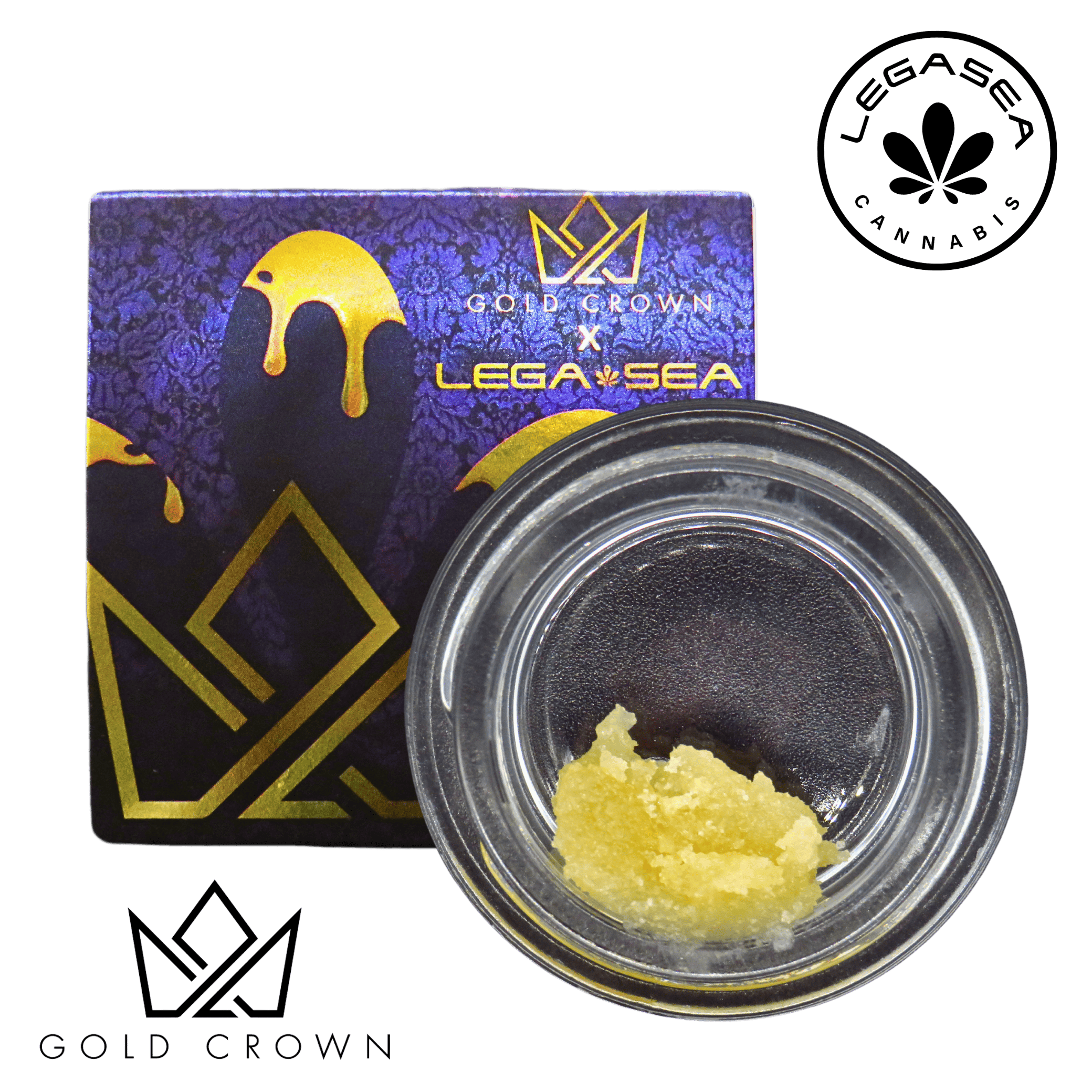 Gold Crown - Gold Crown x LegaSea Farms | Donkey Butter | Badder | 1g - 1