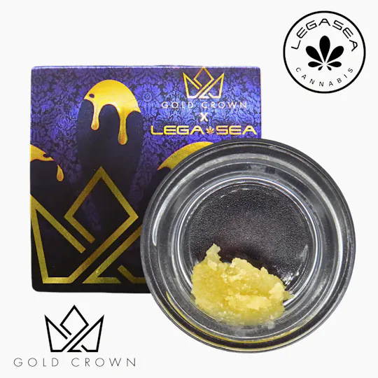 Gold Crown - Gold Crown x LegaSea Farms | Donkey Butter | Badder | 1g - 1