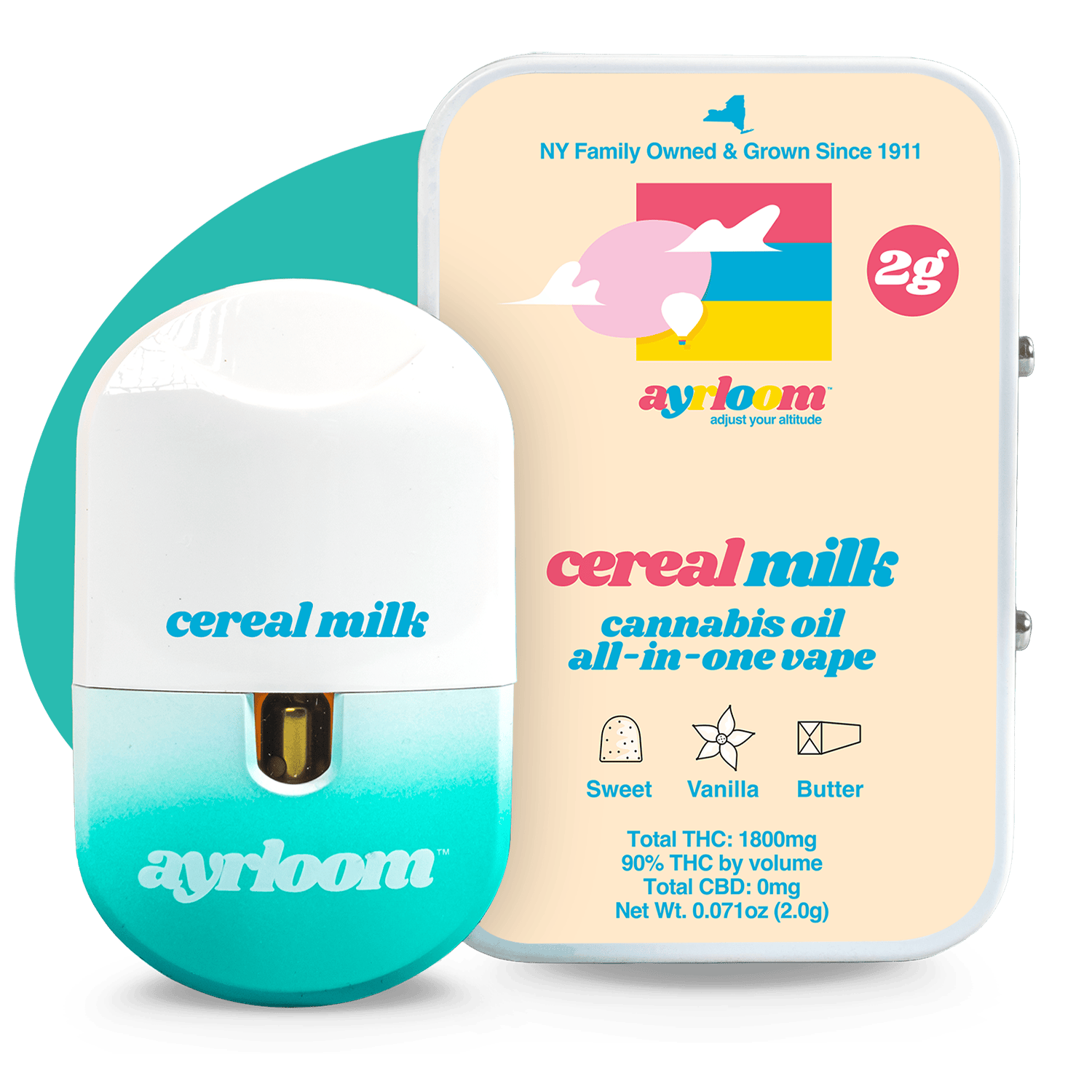 ayrloom - ayrloom | Cereal Milk | AIO | 2g - 1