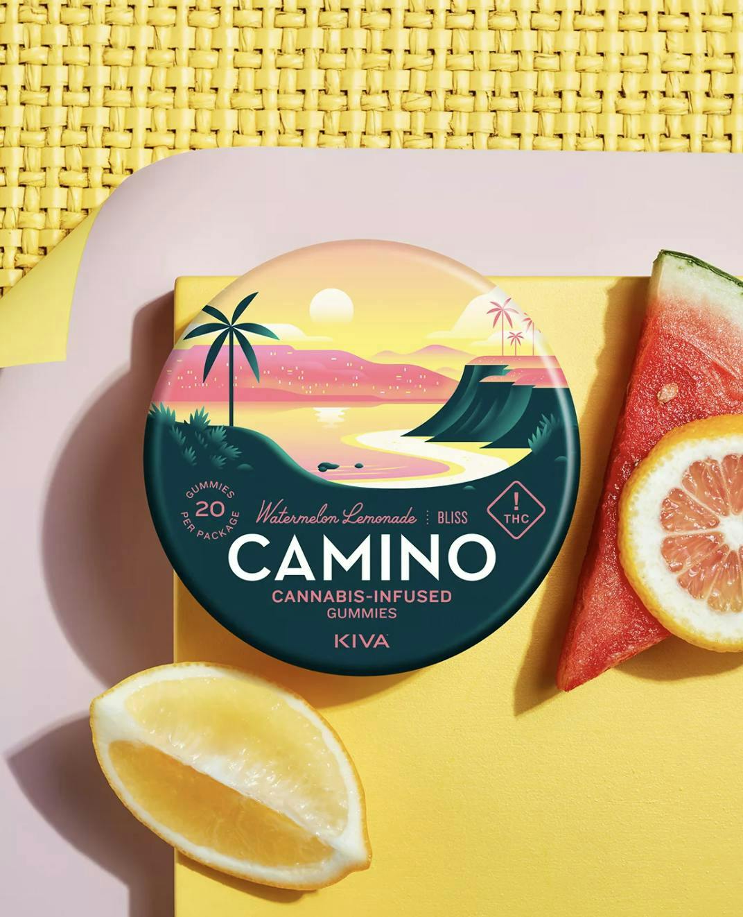 Camino - Bliss | Watermelon Lemonade Gummies | 1000mg | 20ct | 50mg/ea - 1