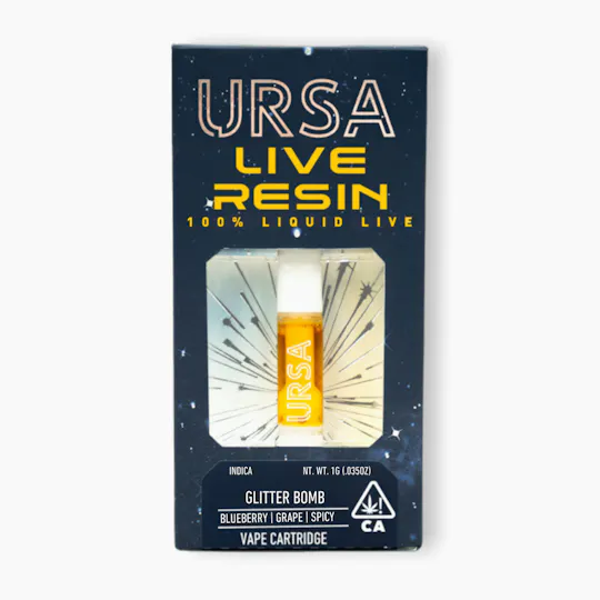 URSA Extracts - Glitter Bomb 1g Live Resin Cartridge - 1