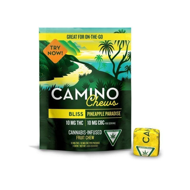 Camino - Bliss | Pineapple Paradise 1:1 THC:CBC Gummies | 10mg | Single - 1