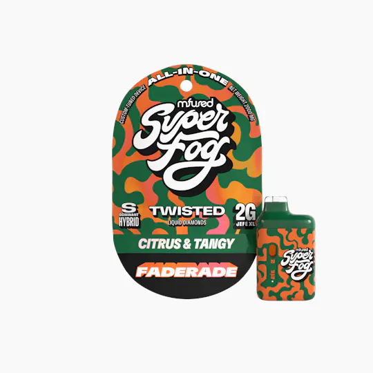 Super Fog by MFused - Faderade | TWISTED Liquid Diamonds Jefé Disposable | 2g - 1
