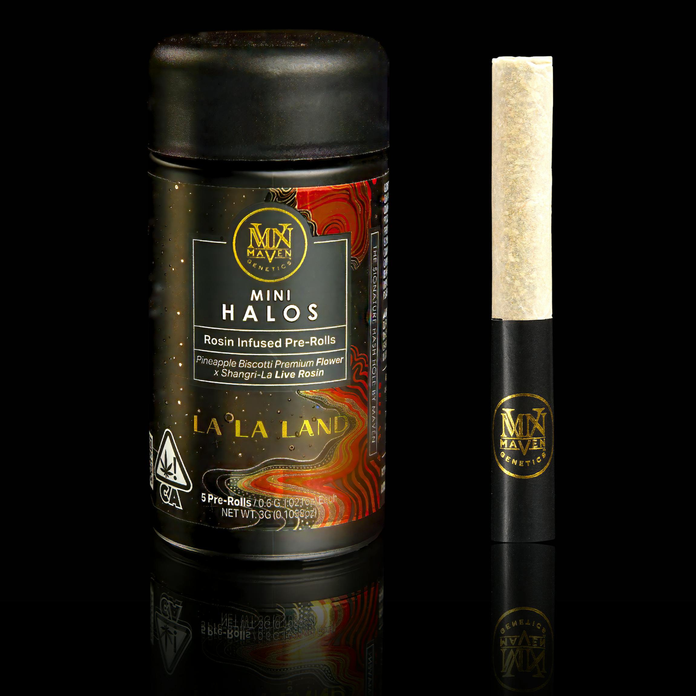 Maven Genetics - La La Land Mini Halos Infused Pre-Rolls 5-Pack [3g] - 1