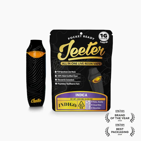 Jeeter - Jeeter | Indigo | Live Resin Disposable | 1g - 1