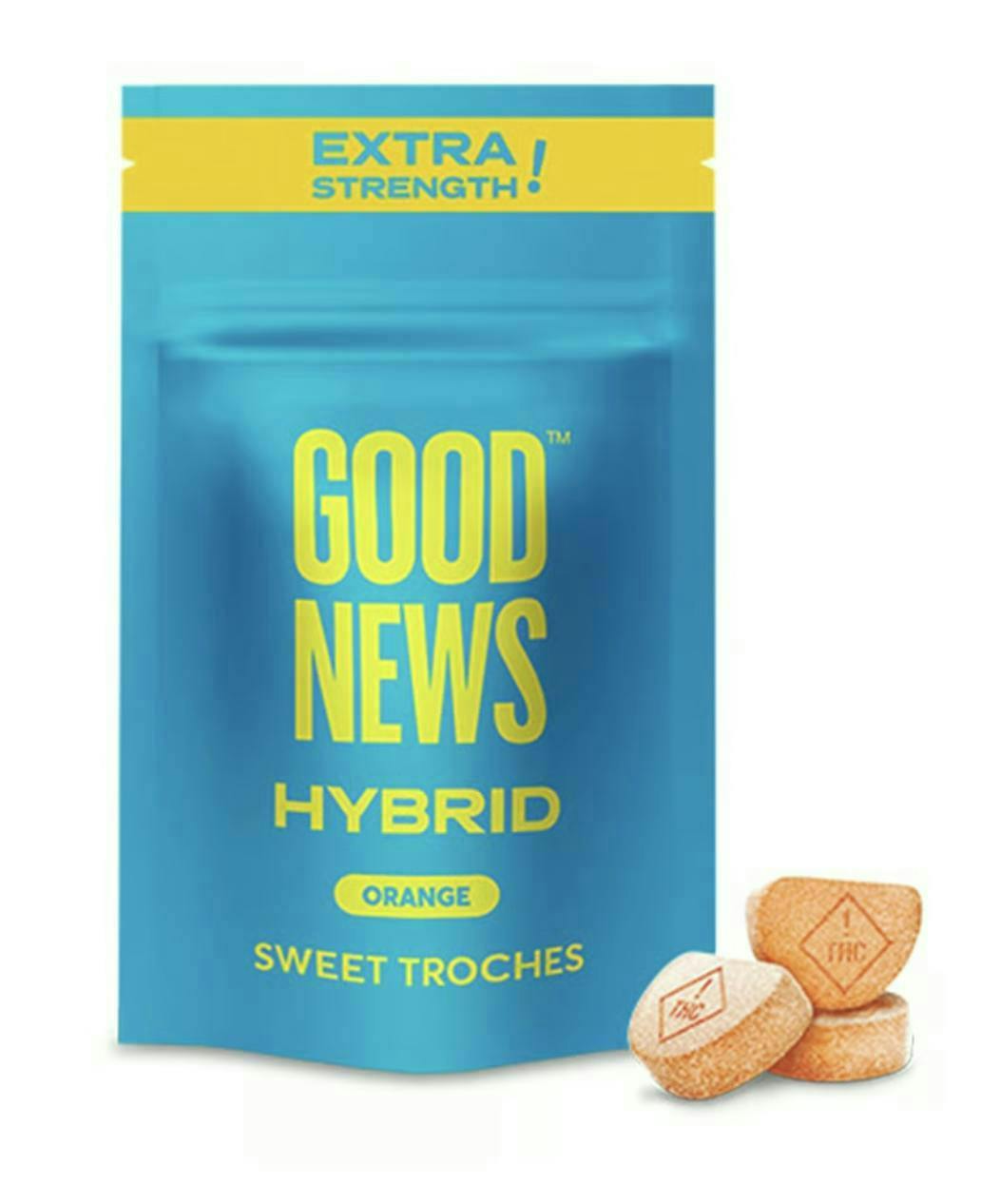 Good News - Extra Strength | Orange Troches | 500mg | 10ct | 50mg/ea - 1