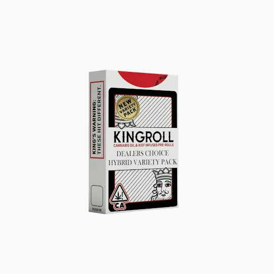 Kingroll - Biscotti x Lemon Cherry Gelato | Infused Joints | 0.75g each | 4pk - 1