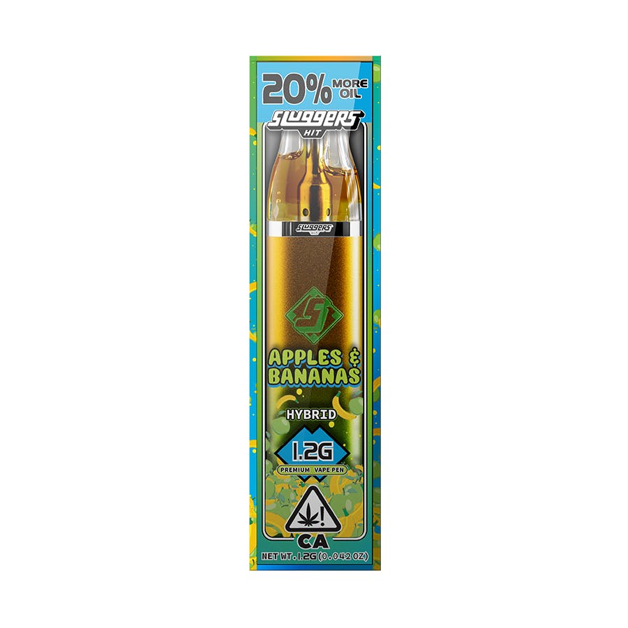 Sluggers Hit - Sluggers - AIO Vape - 1.2g - Apples & Bananas - 1