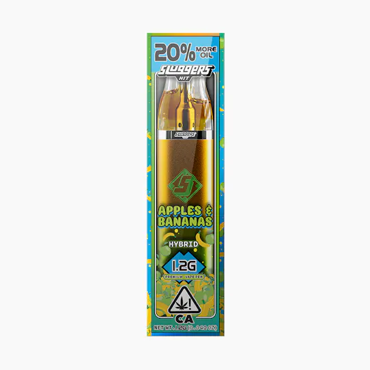 Sluggers Hit - Sluggers - AIO Vape - 1.2g - Apples & Bananas - 1