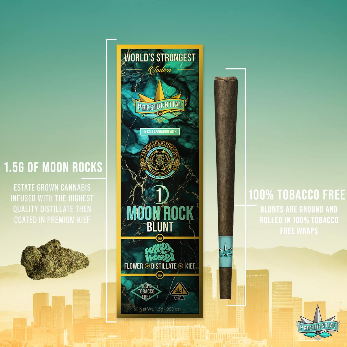 Presidential - Whoa si Whoa | Moon Rock Infused Blunt | 1.5g - 1