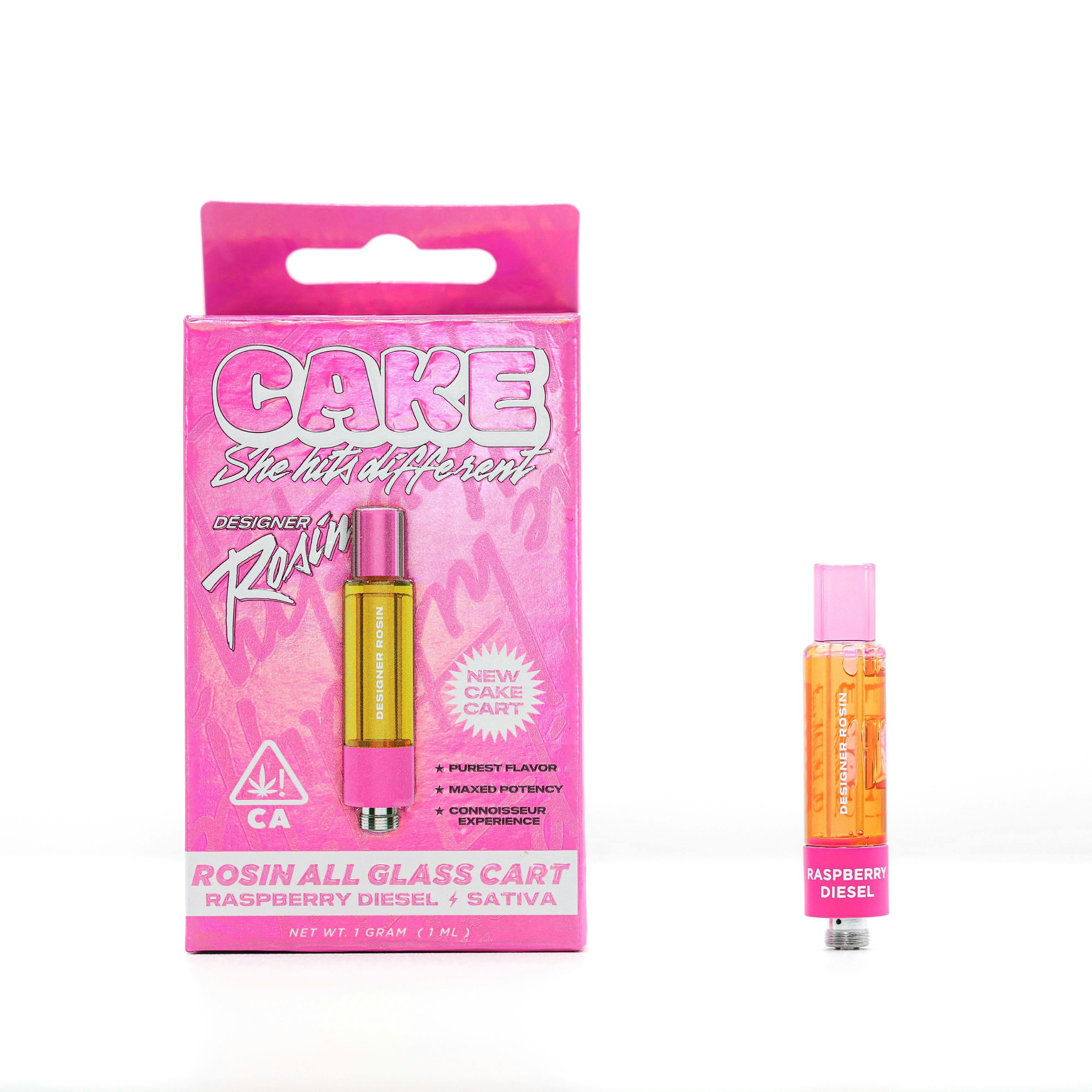 CAKE she hits different - Raspberry Diesel | Live Rosin Cartridge | 1g - 1