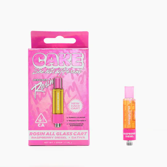 CAKE she hits different - Raspberry Diesel | Live Rosin Cartridge | 1g - 1
