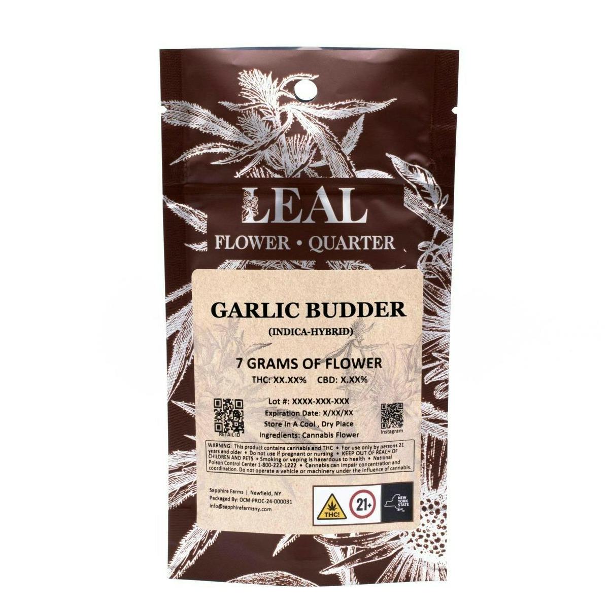 Leal - Garlic Budder | Big Buds | 7g - 1