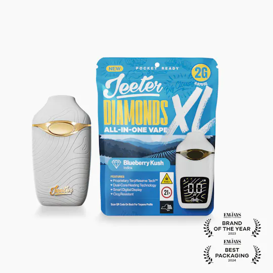 Jeeter - Jeeter | Blueberry Kush | Diamonds XL 2G All-In-One Vape - 1