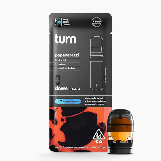 turn - Papayarazzi | 100% Solventless | Indica-Hybrid - 1