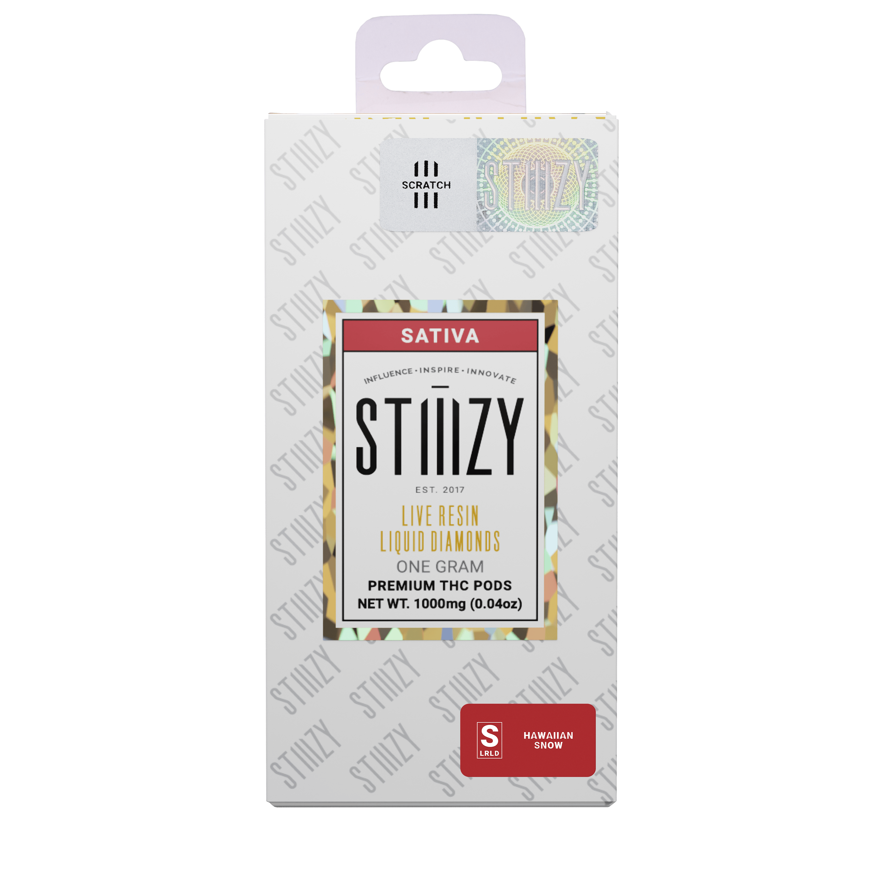 STIIIZY - Vape Cartridge - HAWAIIAN SNOW 1G Live Resin Liquid Diamonds Pod - STIIIZY - 1
