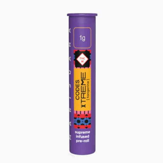 Codes - Tangerine x Dayger #4 | Xtreme Infused Joint | 1g - 1