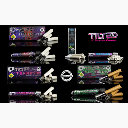 Tilted by Bellevue Cannabis Co - Gelonade | Thunder Stix Infused Blunt | 1.2g - 1