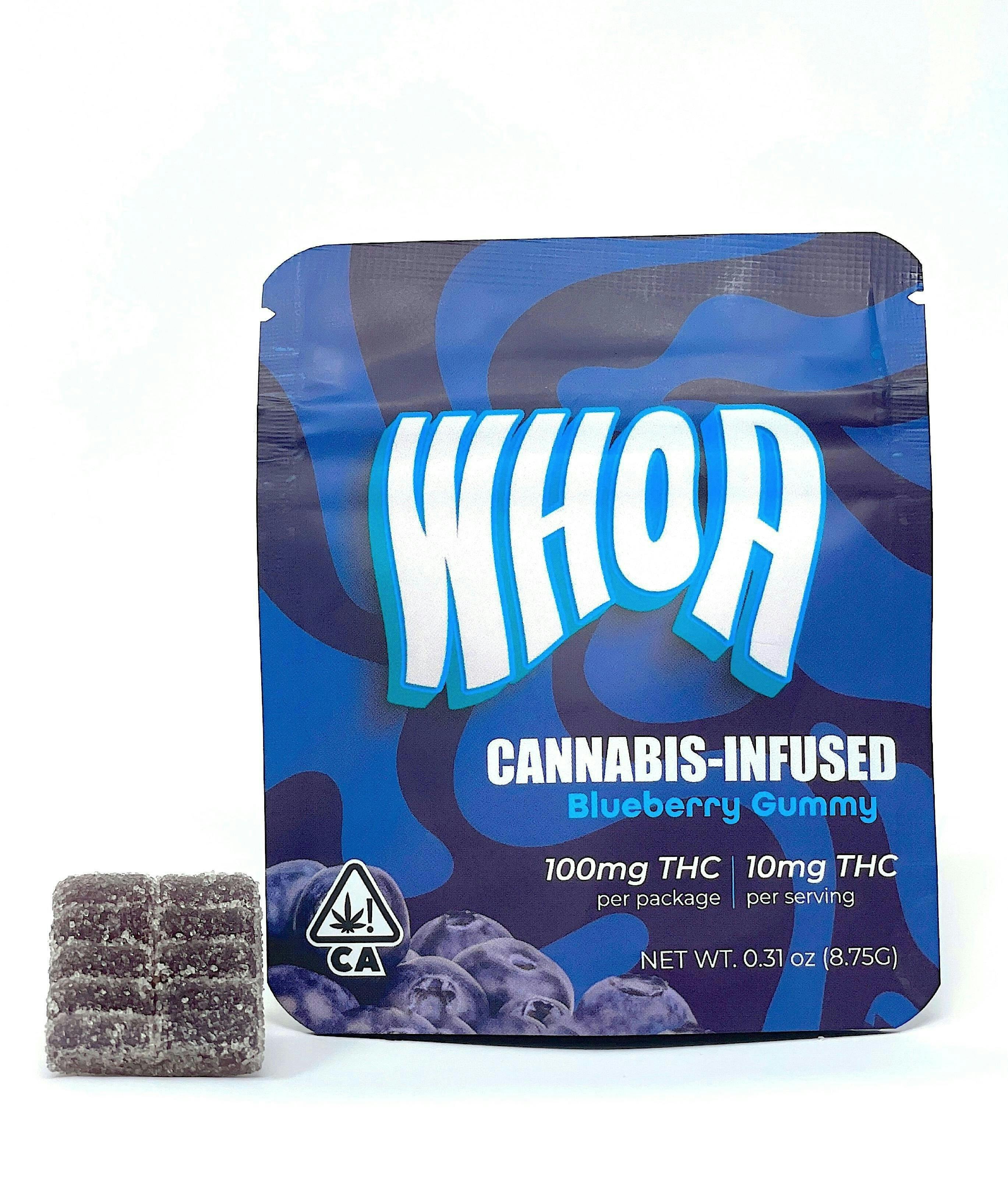 Whoa - Blueberry Gummy - Bite (100mg) - 1