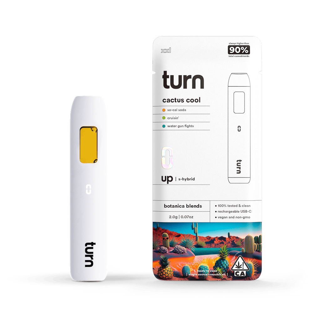turn - Cactus Cool | Botanica Blends | AIO | Sativa-Hybrid | 2g - 1
