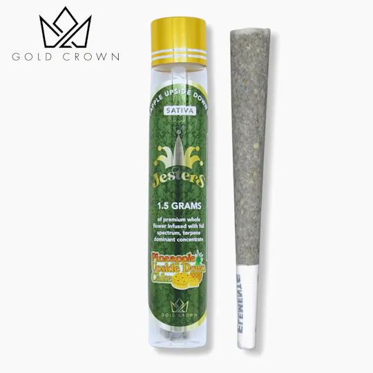 Gold Crown - Pineapple Upsidedown Cake | Jesters Infused Joint | 1.5g - 1