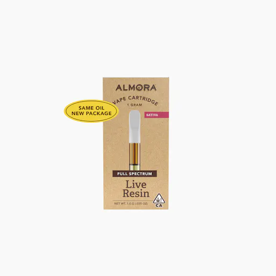 Almora - 100% Live Resin Lucid Blue Cartridge 1g - 1