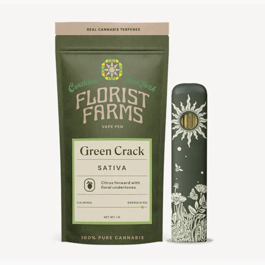 Florist Farms - Florist Farms | Green Crack | Disposable | 1g - 1