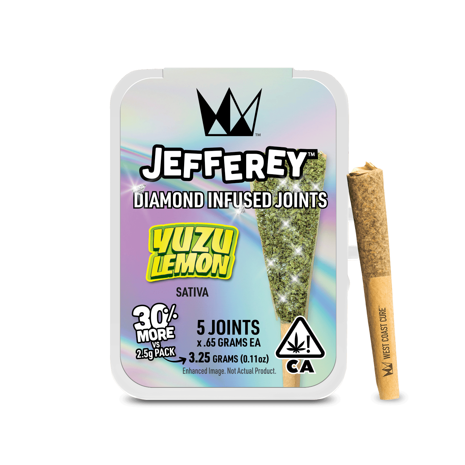 West Coast Cure - Yuzu Lemon- Jefferey Infused Joint .65g 5 Pack - 1
