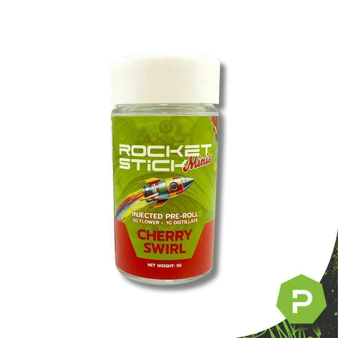 Rocket - Cherry Swirl | Infused Minis | 0.6g | 5pk - 1